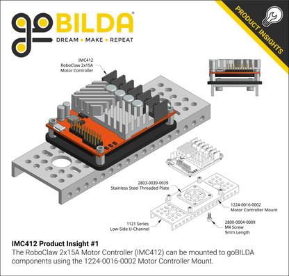 RoboClaw 2x15A Motor Controller