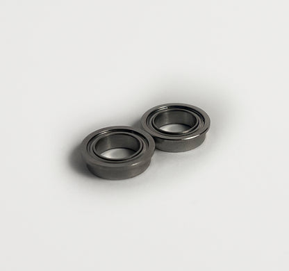 8mm ID x 12mm OD x 3.5mm Flanged Round Bearing - 2 Pack