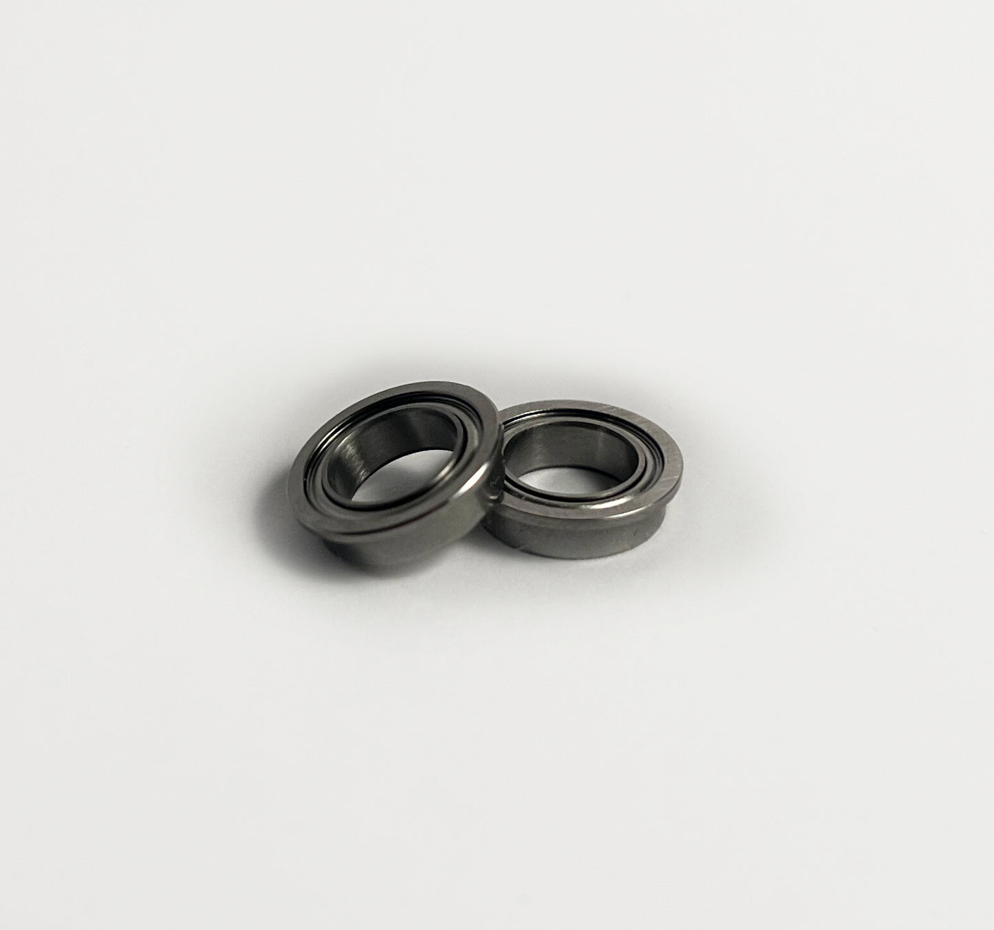 8mm ID x 12mm OD x 3.5mm Flanged Round Bearing - 2 Pack