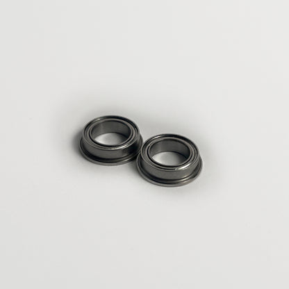 8mm ID x 12mm OD x 3.5mm Flanged Round Bearing - 2 Pack