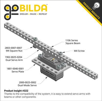 2000 Series Dual Mode Servo (25-2, Torque)