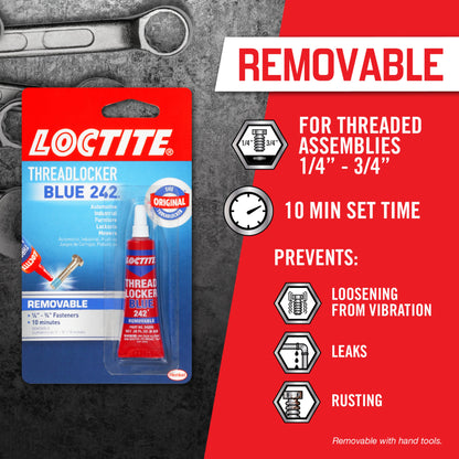 Loctite Threadlocker (Blue 242, 6mL)