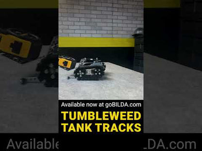 Tumbleweed Tank Track (800mm Length, 50A Durometer Treads)