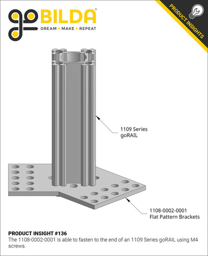 1108 Series Flat Pattern Bracket (2-1)