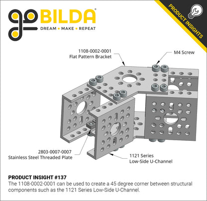 1108 Series Flat Pattern Bracket (2-1)