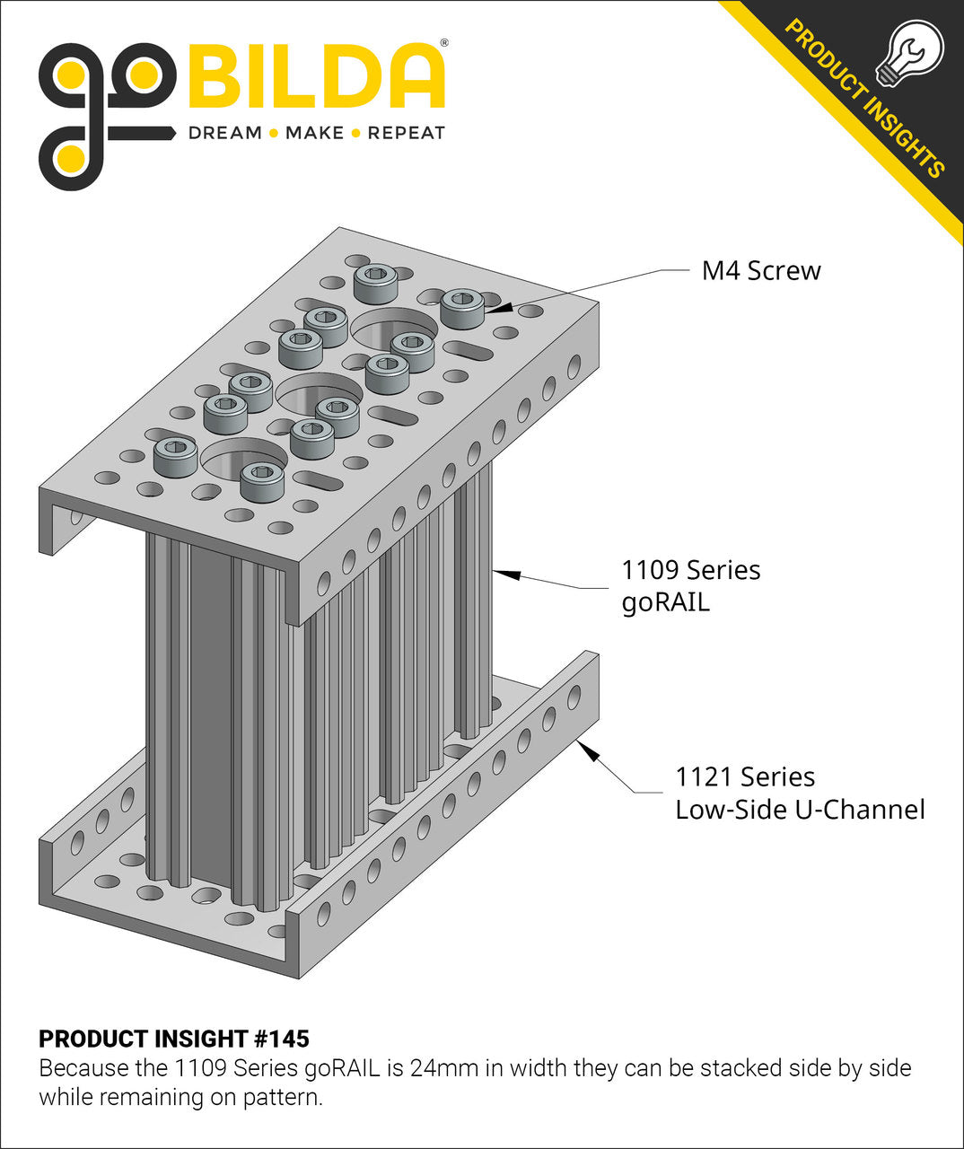 1109 Series goRAIL (168mm Length)