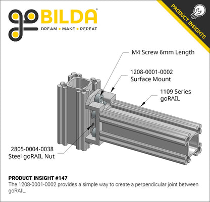 1109 Series goRAIL (1200mm Length)