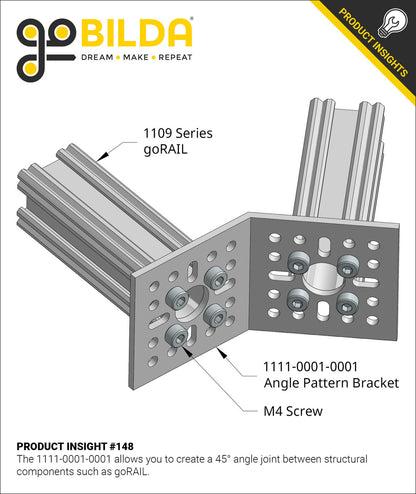 1111 Series Angle Pattern Bracket (1-1)