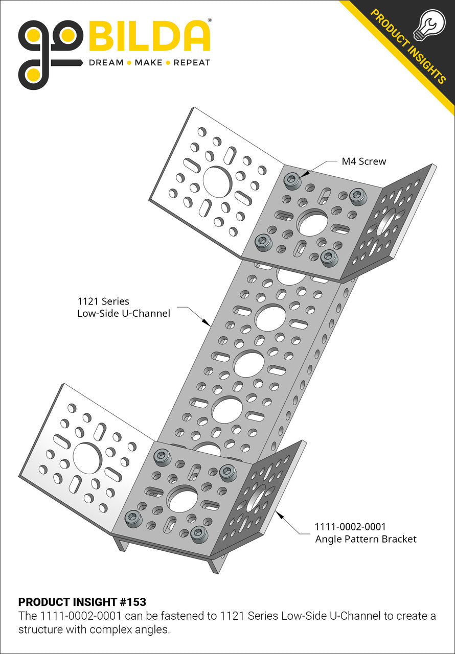 1111 Series Angle Pattern Bracket (2-1)