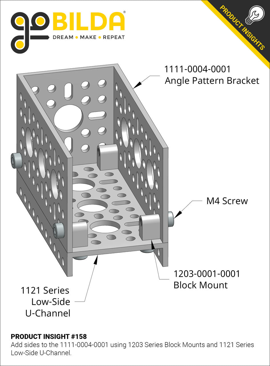 1111 Series Angle Pattern Bracket (4-1)