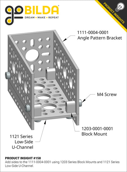 1111 Series Angle Pattern Bracket (4-1)