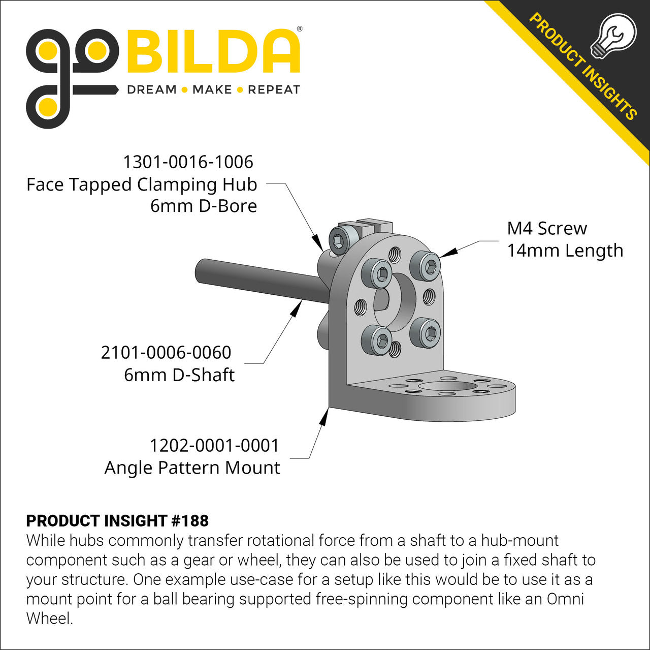 1301 Series Clamping Hub (14mm Bore)