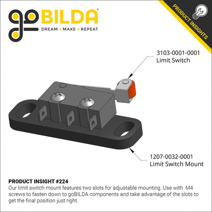 Micro Limit Switch Mount (32-1) - 2 Pack