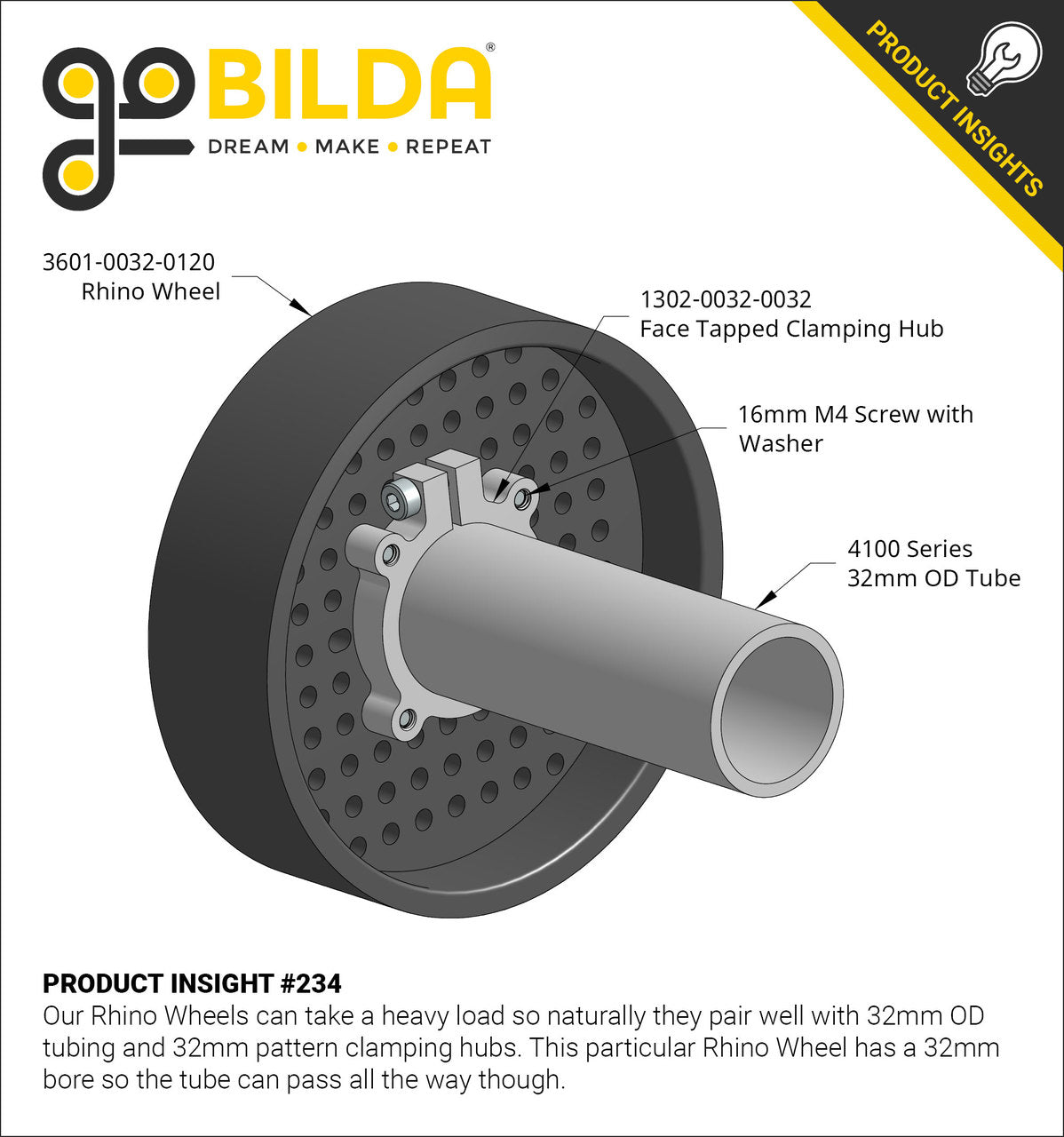 4100 Series Aluminum Tube (27mm ID x 32mm OD, 600mm Length)