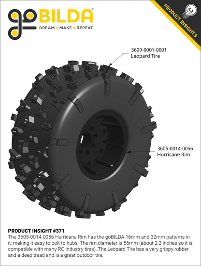 3605 Series Hurricane Rim - 2 Pack