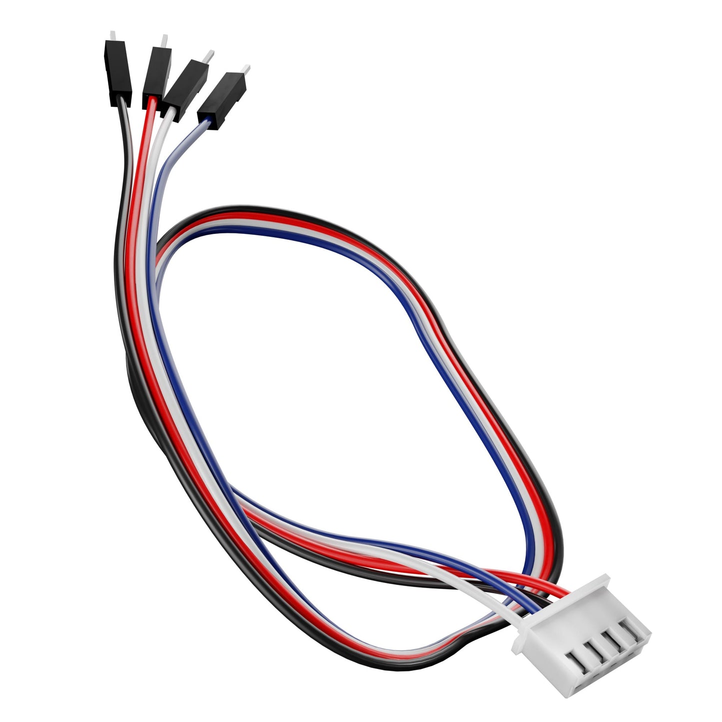 3801-0920-0300 -Encoder Breakout Cable (4-Pos JST XH [MH-FC] to 4 x 1-Pos TJC8 [FH-MC], 300mm Length)